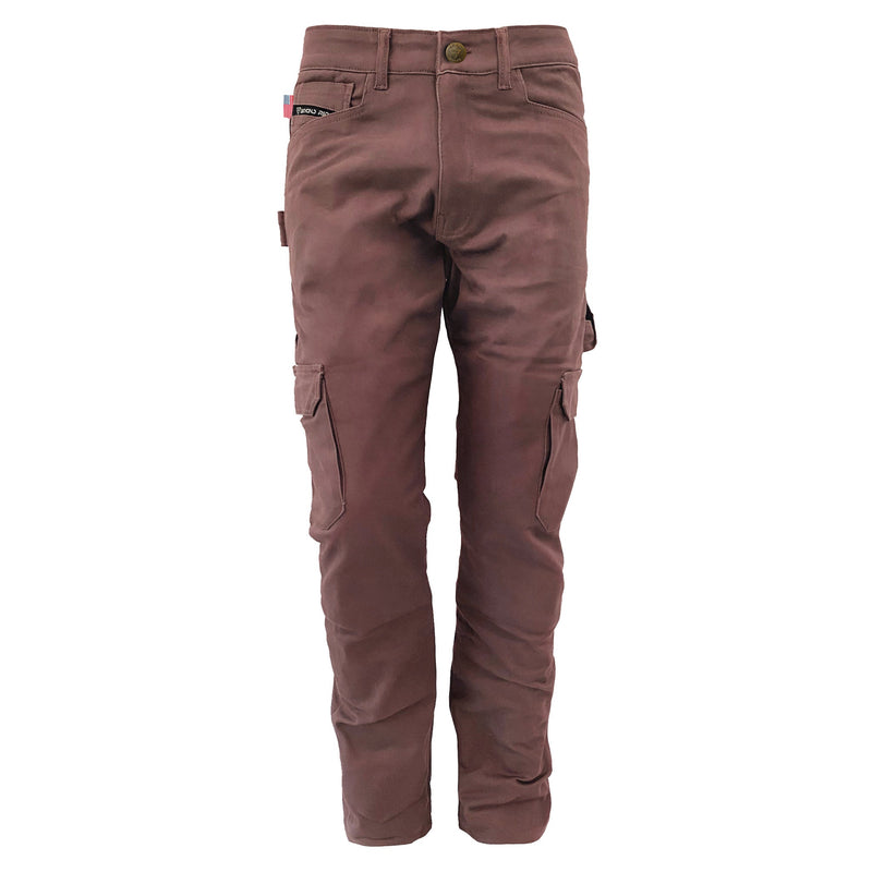 Relaxed Fit Cargo Pants - Light Cacao with Pads - Build Kit Boards