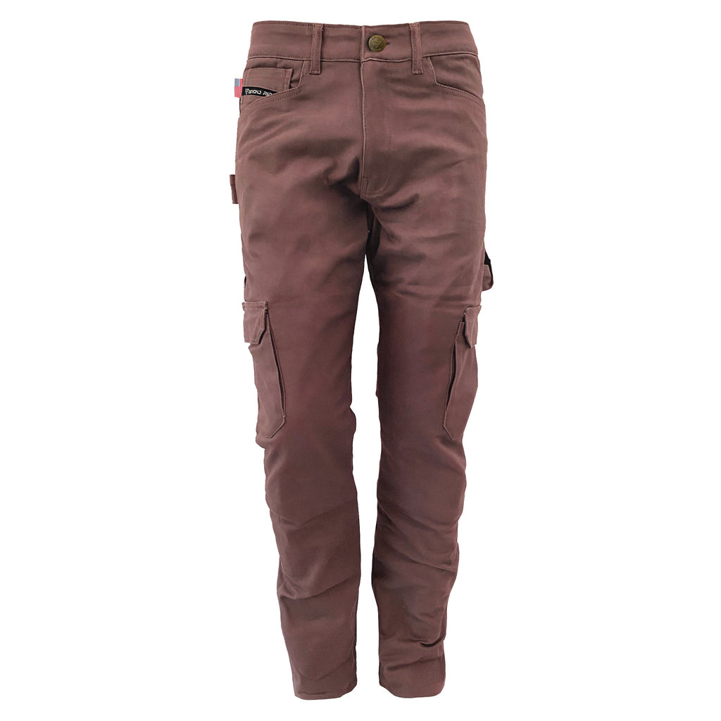 Straight Leg Cargo Pants - Light Cacao with Pads - Build Kit Boards