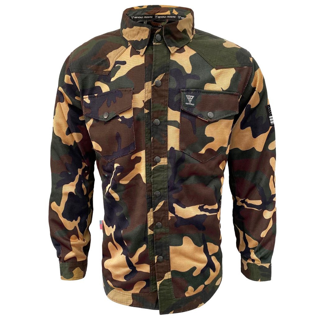 Summer Mesh Protective Camouflage Shirt 