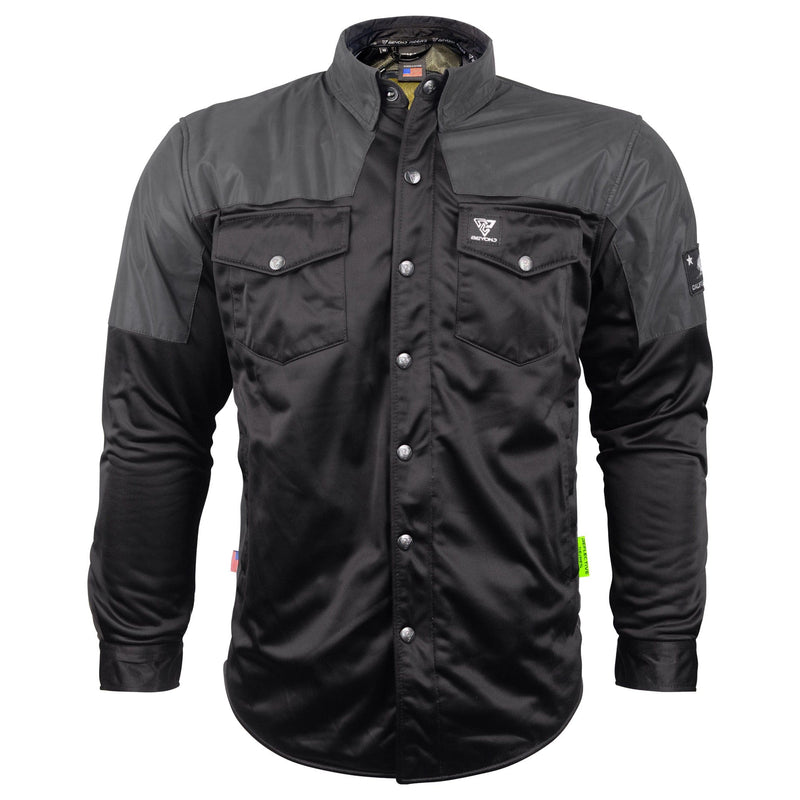 Ultra Reflective Shirt "Nightfall Nebula" - Black with Pads - Build Kit Boards